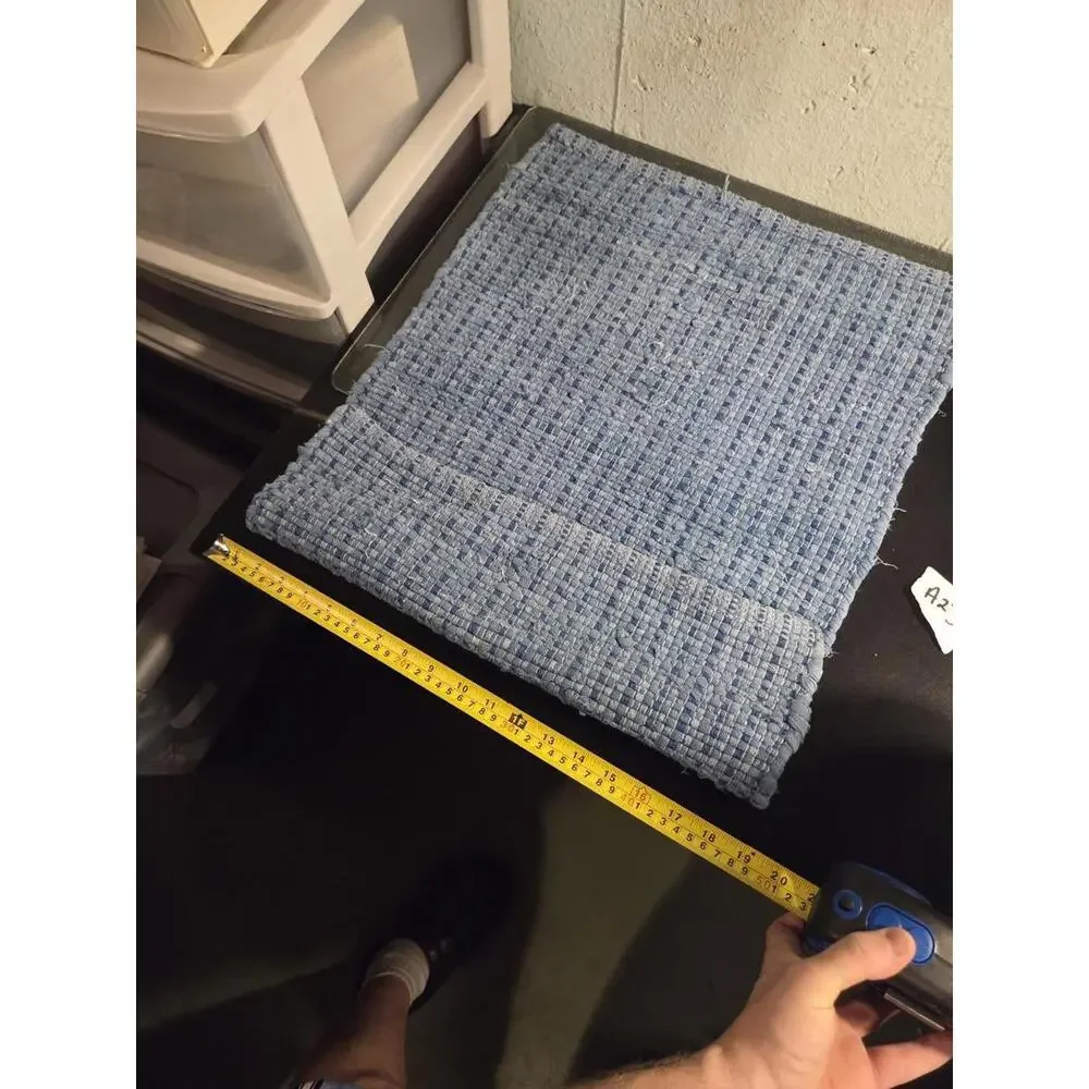 Shag Rug | 26 X 19 - Blue